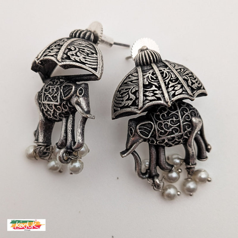 Oxidized Earrings